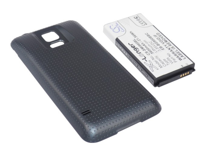 Batteri till Samsung Galaxy S5 mfl - 5.600 mAh - Blått
