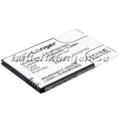 Batteri till HTC S510E mfl - 1.500 mAh