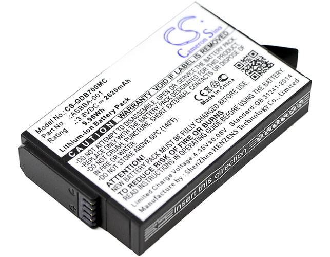 Batteri till GoPro Fusion - 2.620 mAh