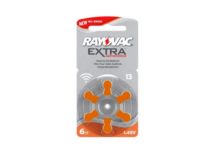 Rayovac A13 hörapparatsbatterier - 6 st - Extra