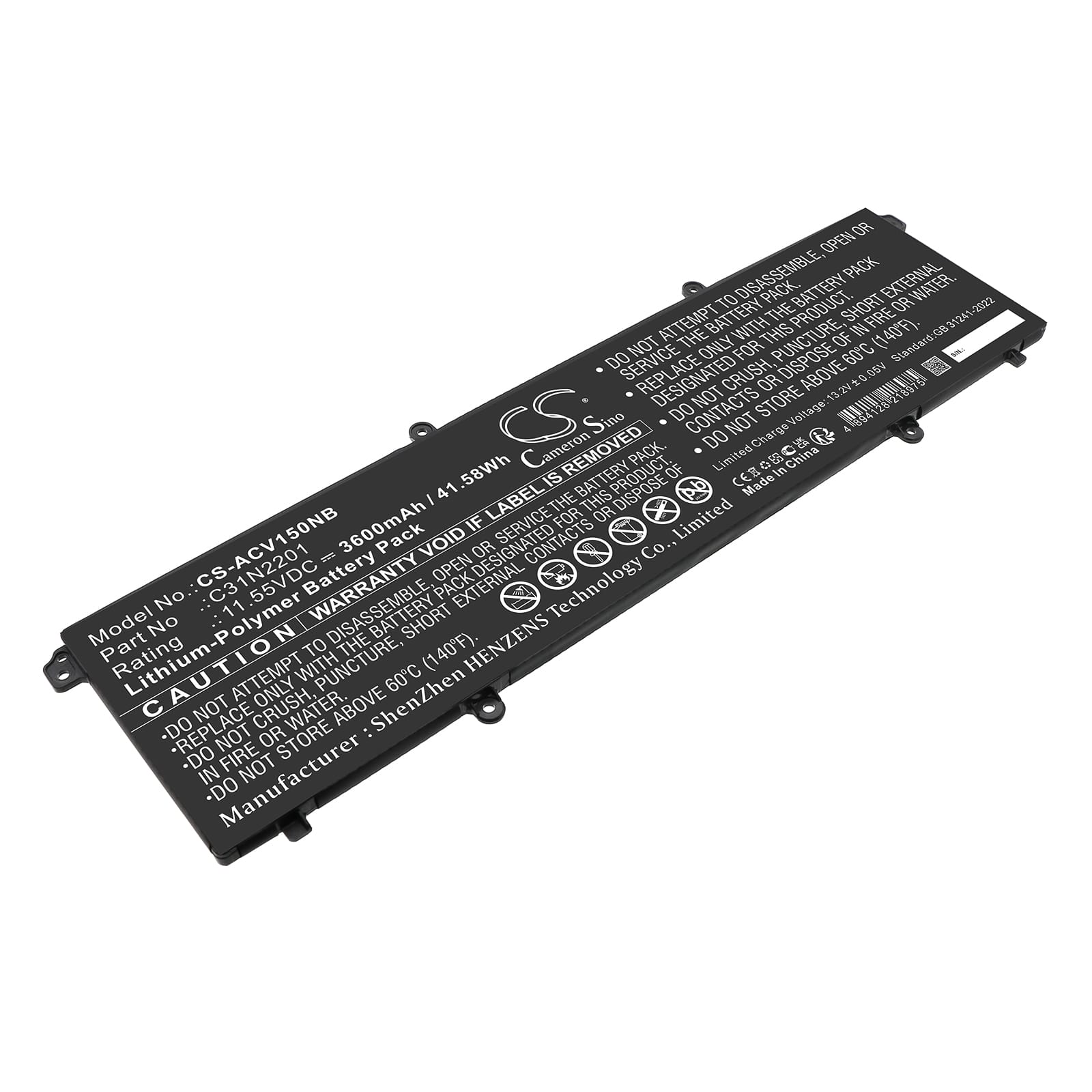 Batteri till Asus E1504FA-BQ038W mfl - 3.600 mAh