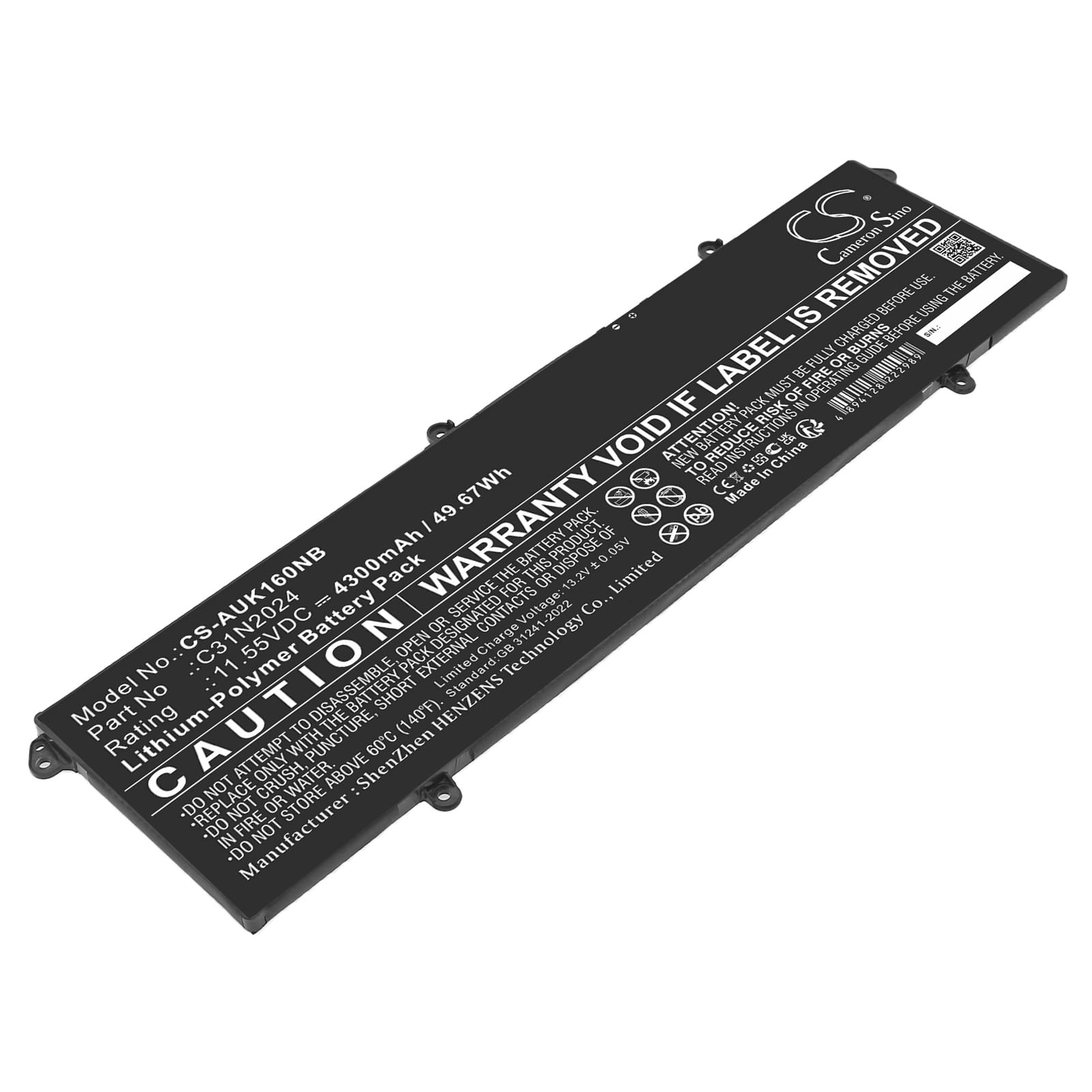 Batteri till Asus VivoBook 16X K3605VC mfl - 4.300 mAh