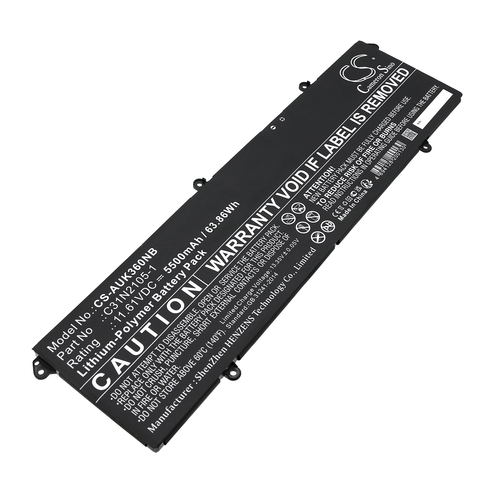 Batteri till Asus K3605VU mfl - 5.500 mAh