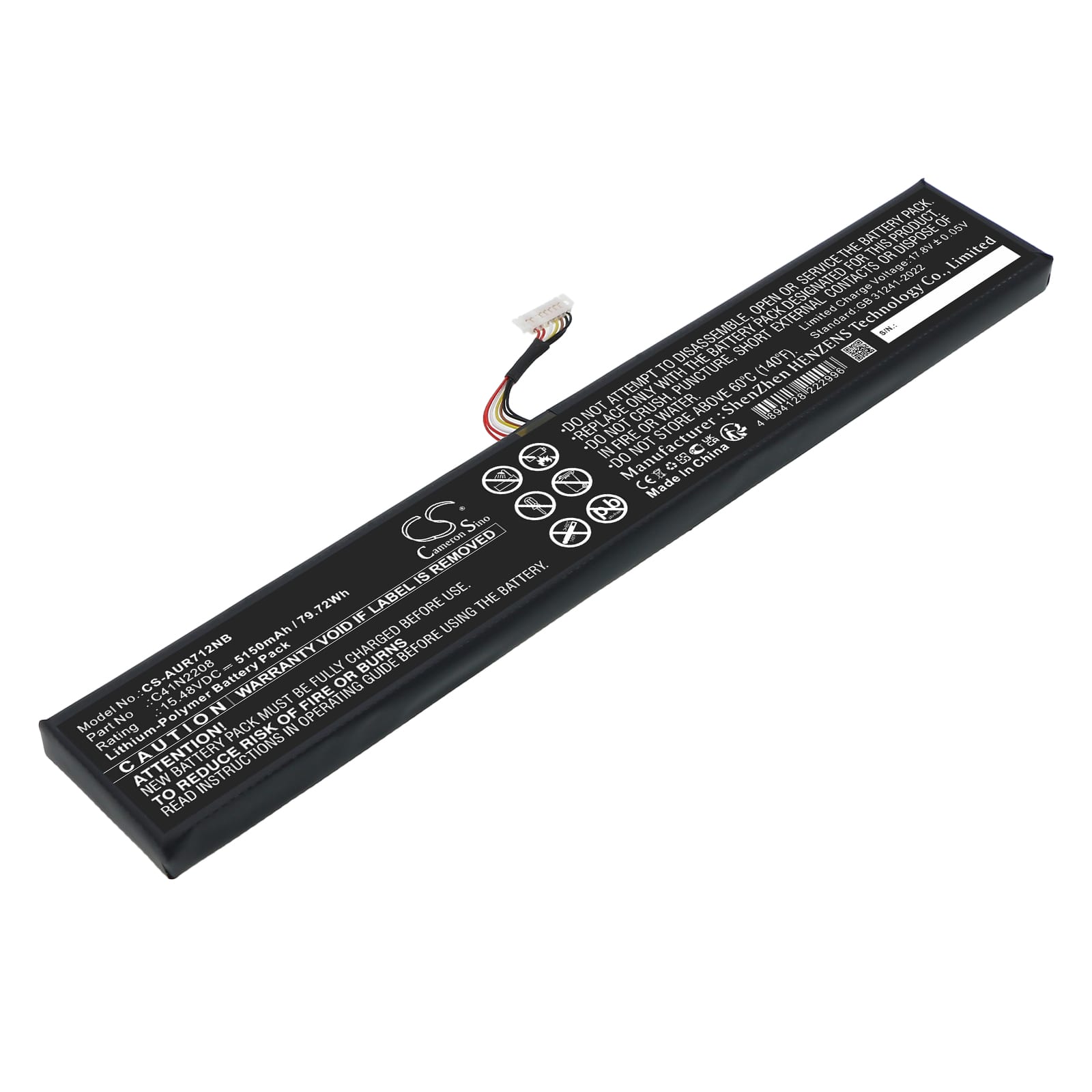 Batteri till AsusRC71L-NH002W mfl - 5.150 mAh