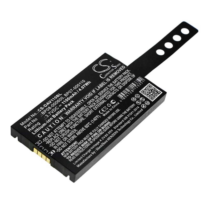 Batteri till Datalogic Memor NFP mfl - 1.100 mAh