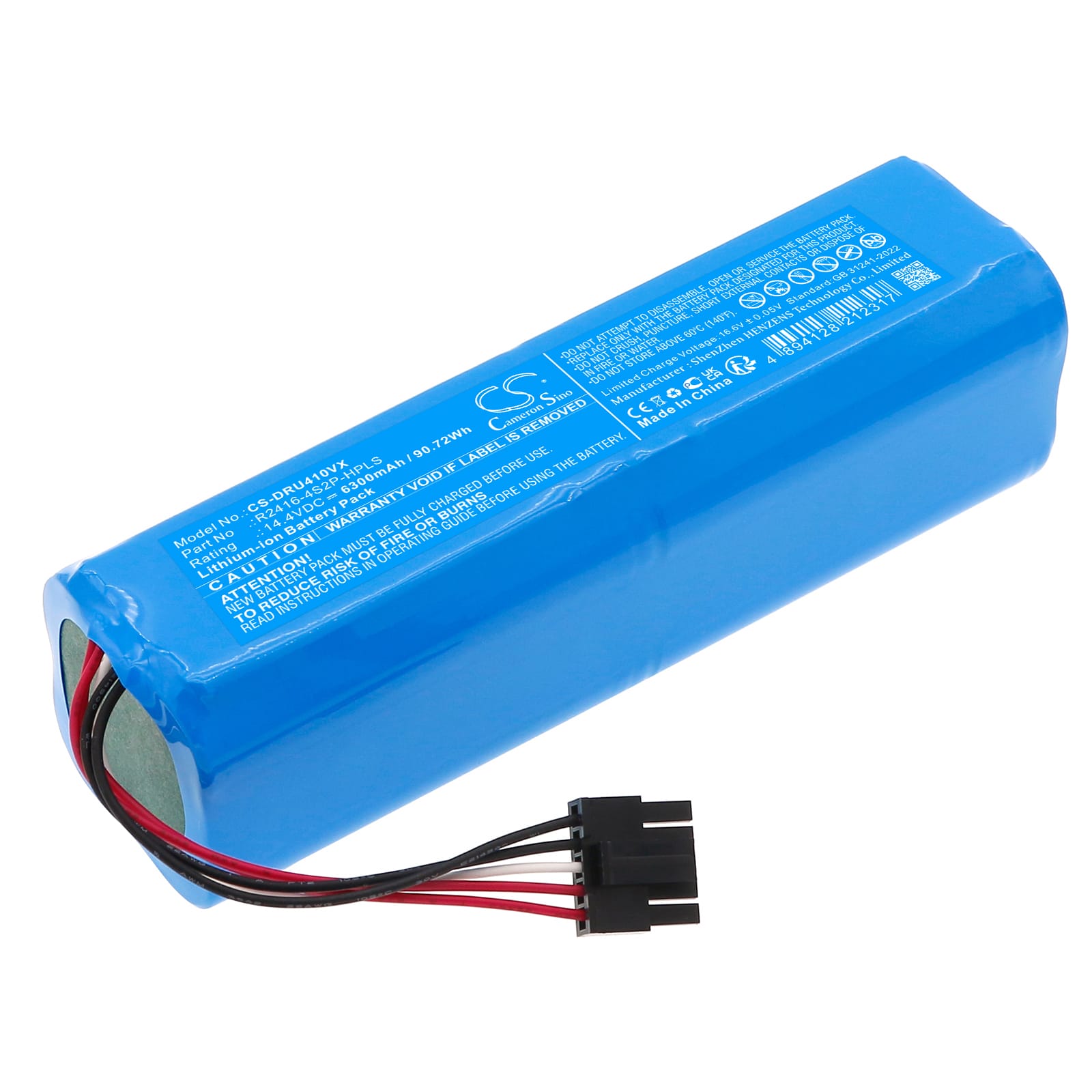 Batteri till Dreame Bot X30 Ultra mfl - 6.300 mAh