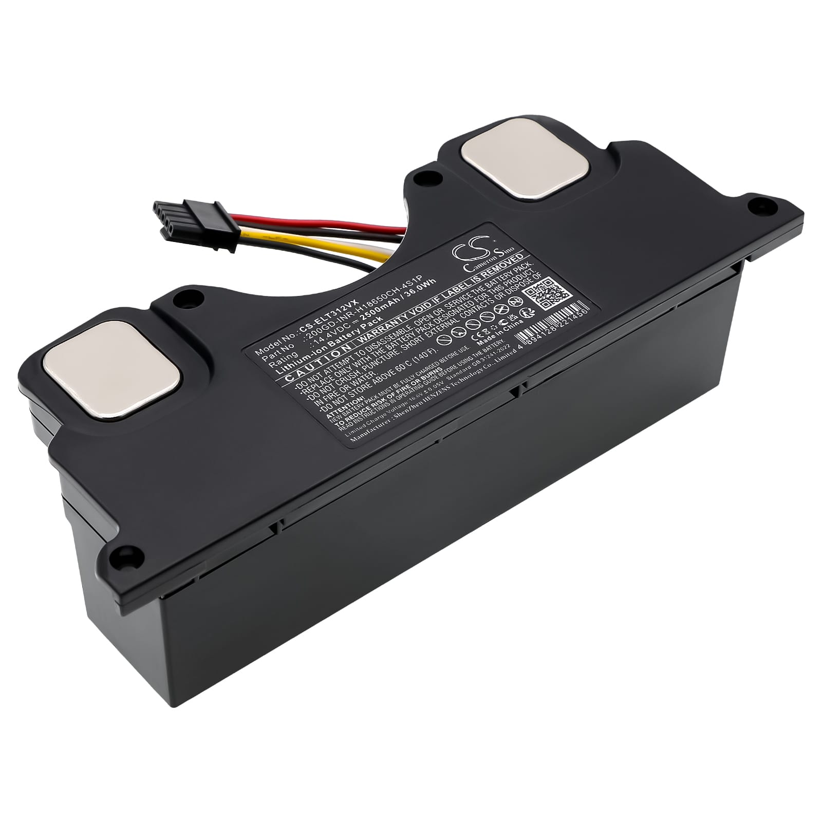 Batteri till Electrolux EFP31312 mfl - 2.500 mAh