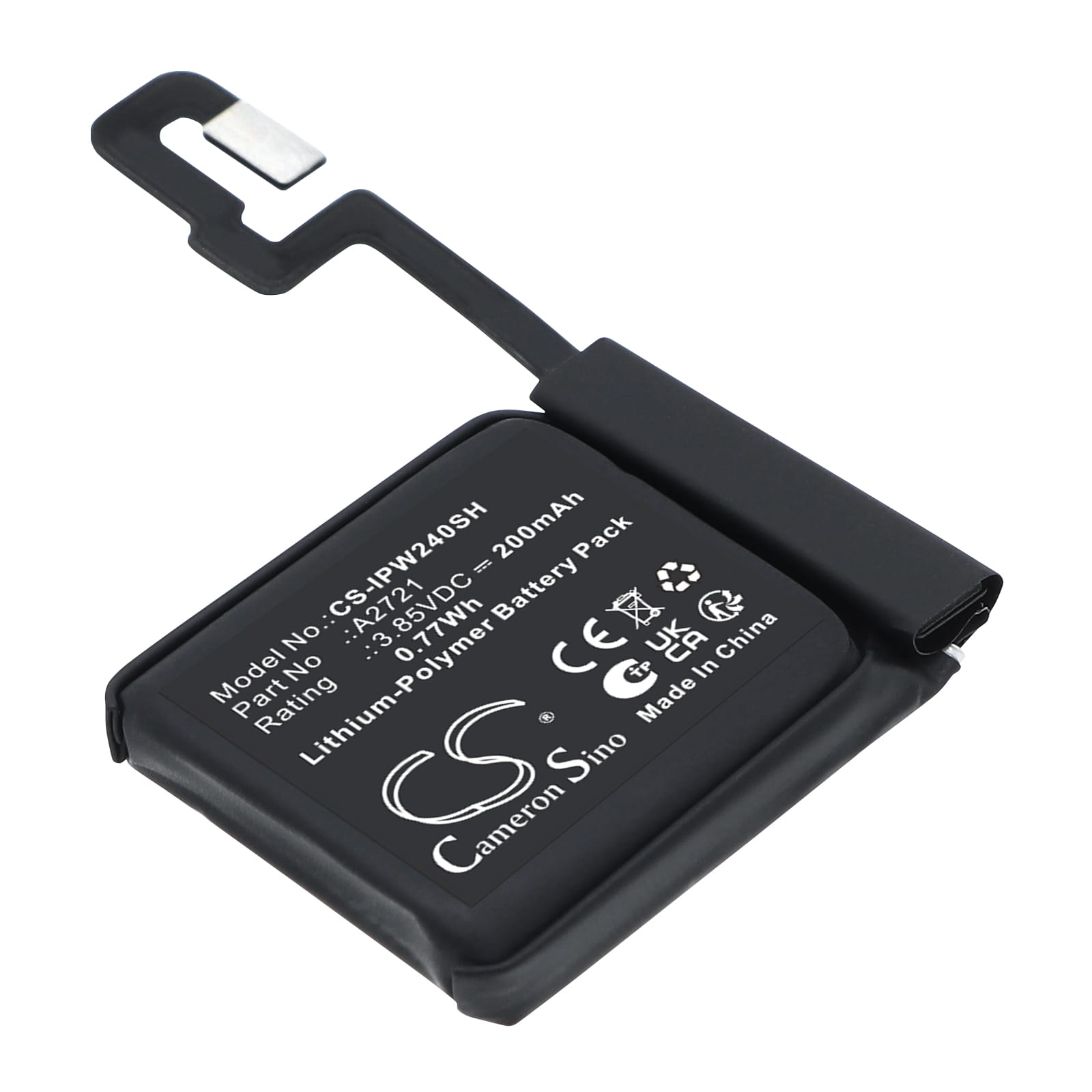 Batteri till Apple Watch SE 2 40mm mfl - 200 mAh