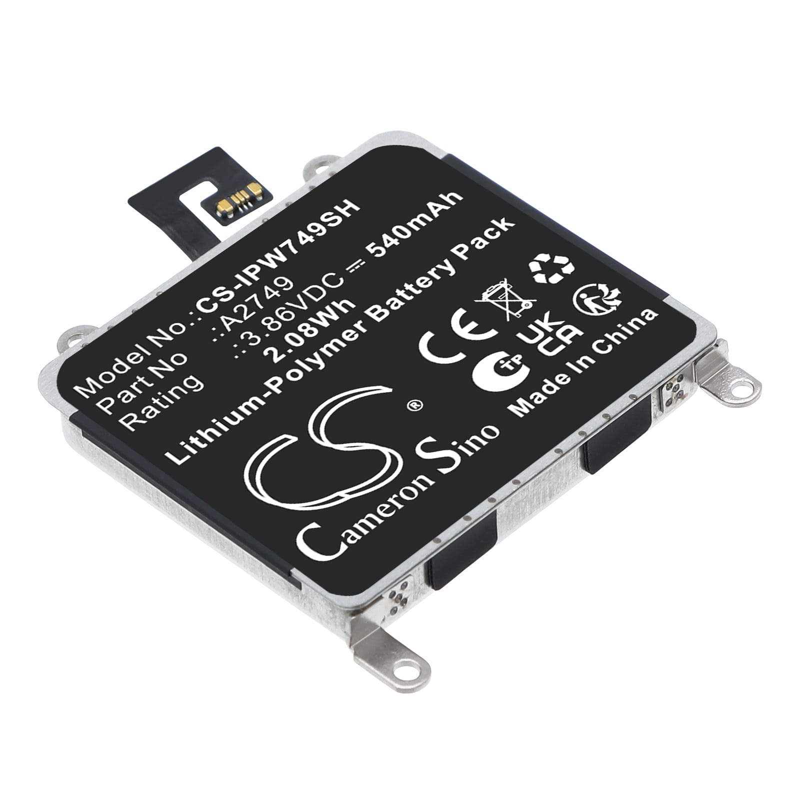 Batteri till Apple Watch Ultra 49mm mfl - 540 mAh