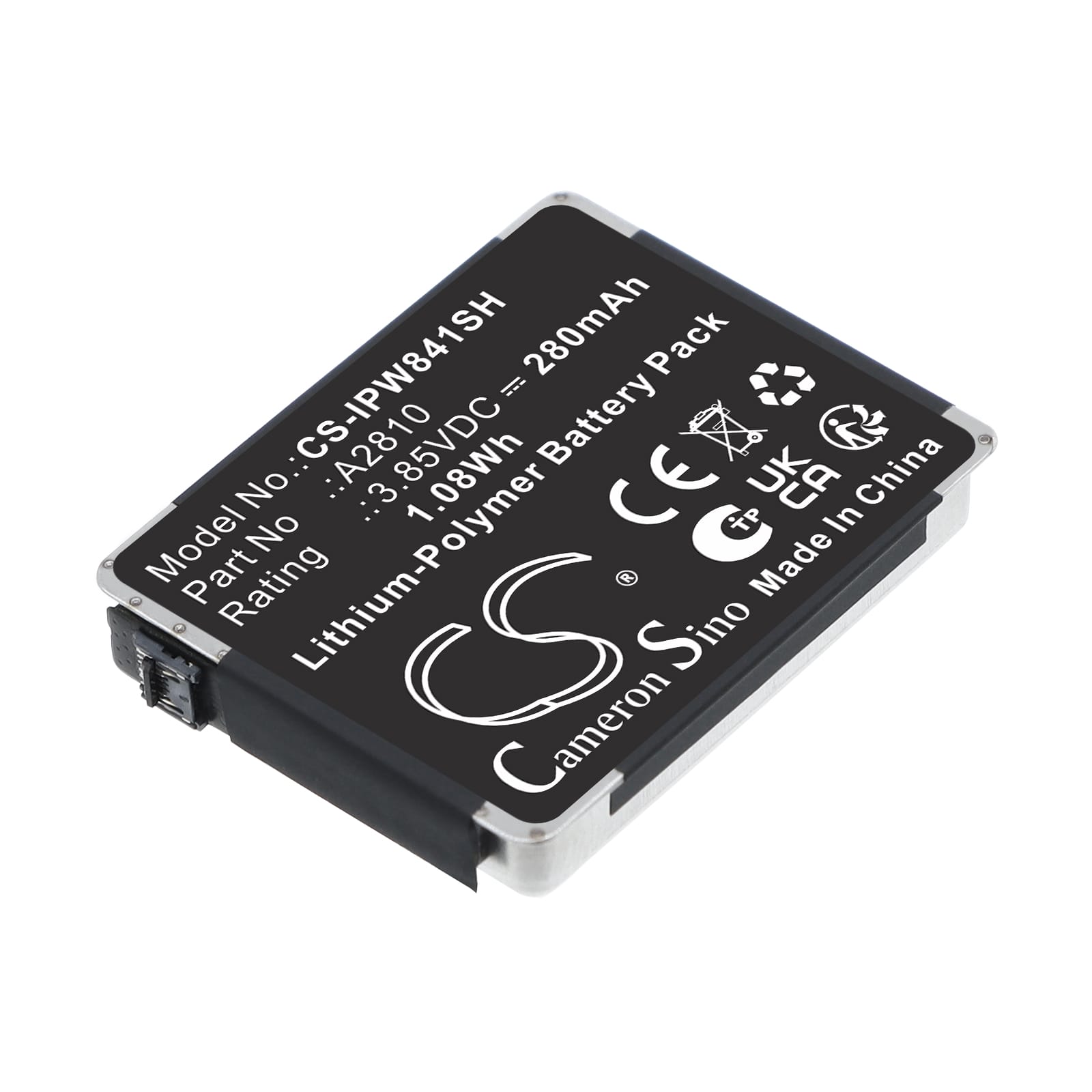 Batteri till Apple Watch Series S8 41mm mfl - 280 mAh
