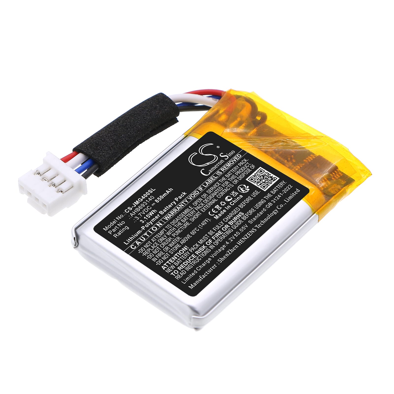 Batteri till JBL Go 4 - 850 mAh