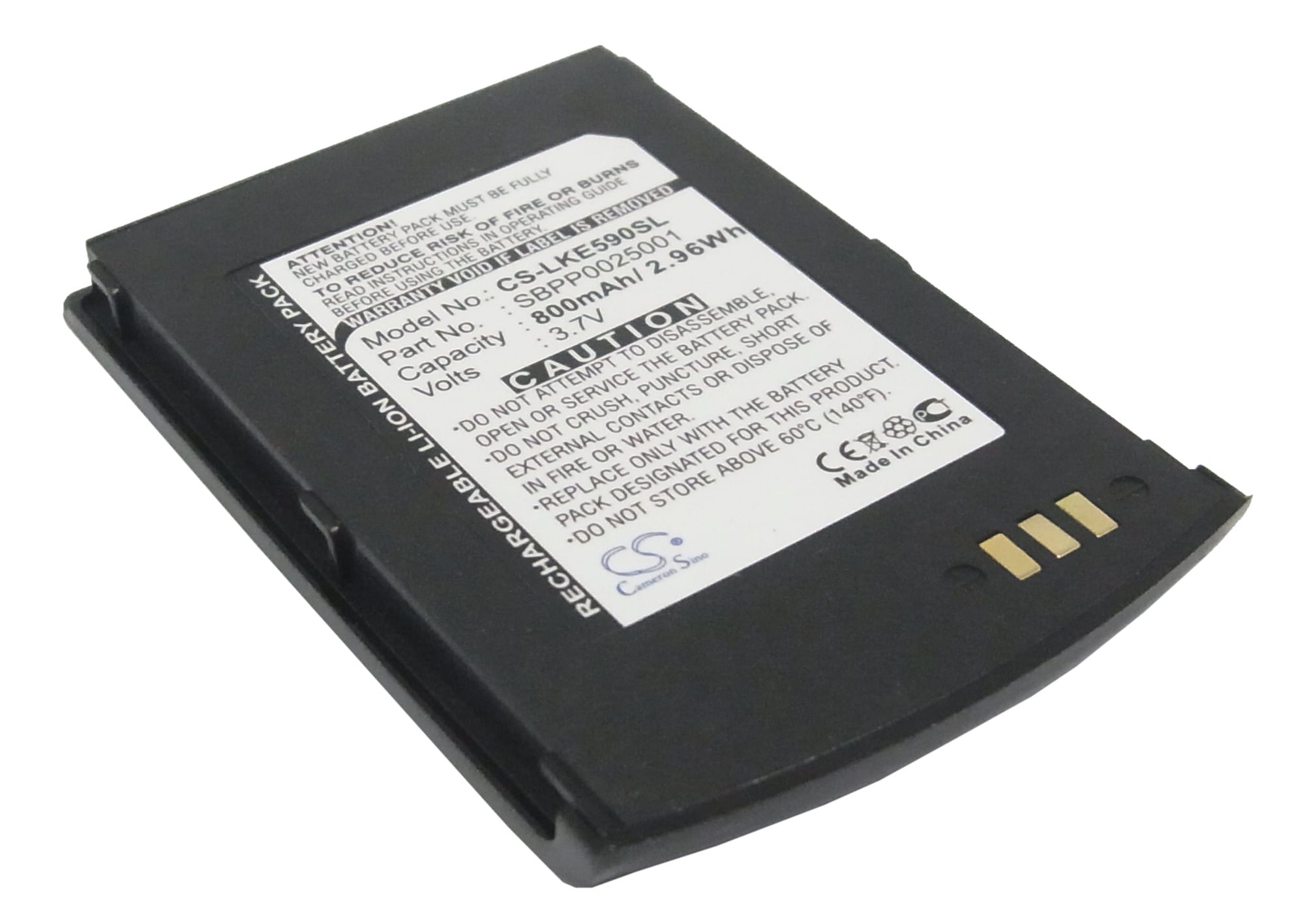 Batteri till LG KE590 mfl - 800 mAh