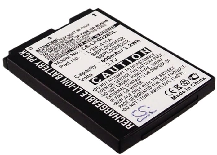 Batteri till LG CG180 mfl - 600 mAh