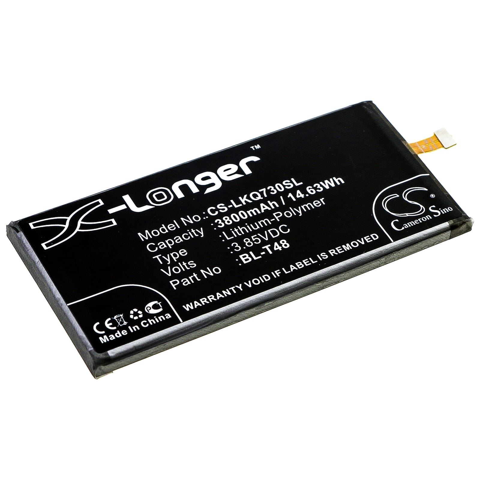 Batteri till LG LMQ730AM4 mfl - 3.800 mAh