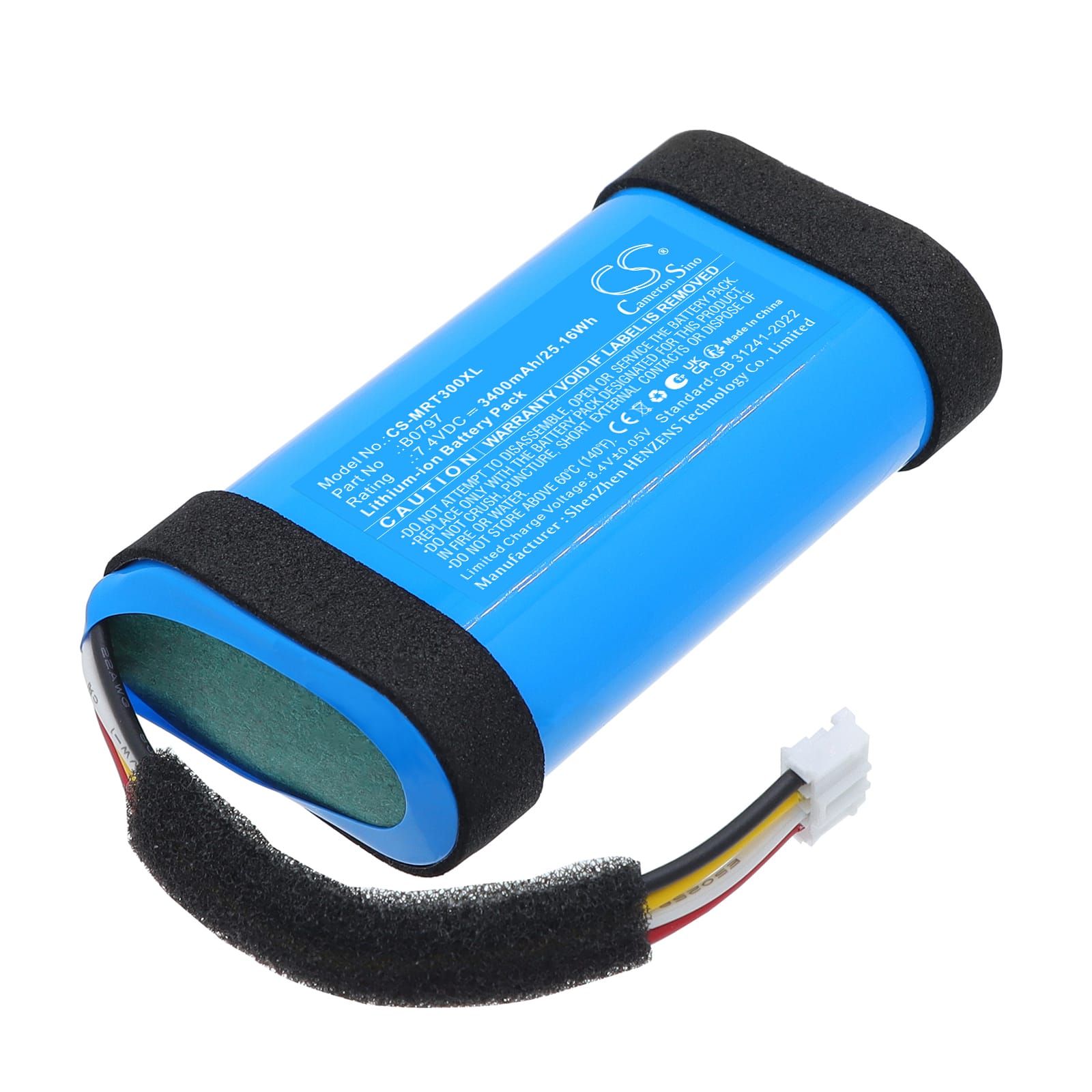 Batteri till Marshall Emberton 3 mfl - 3.400 mAh