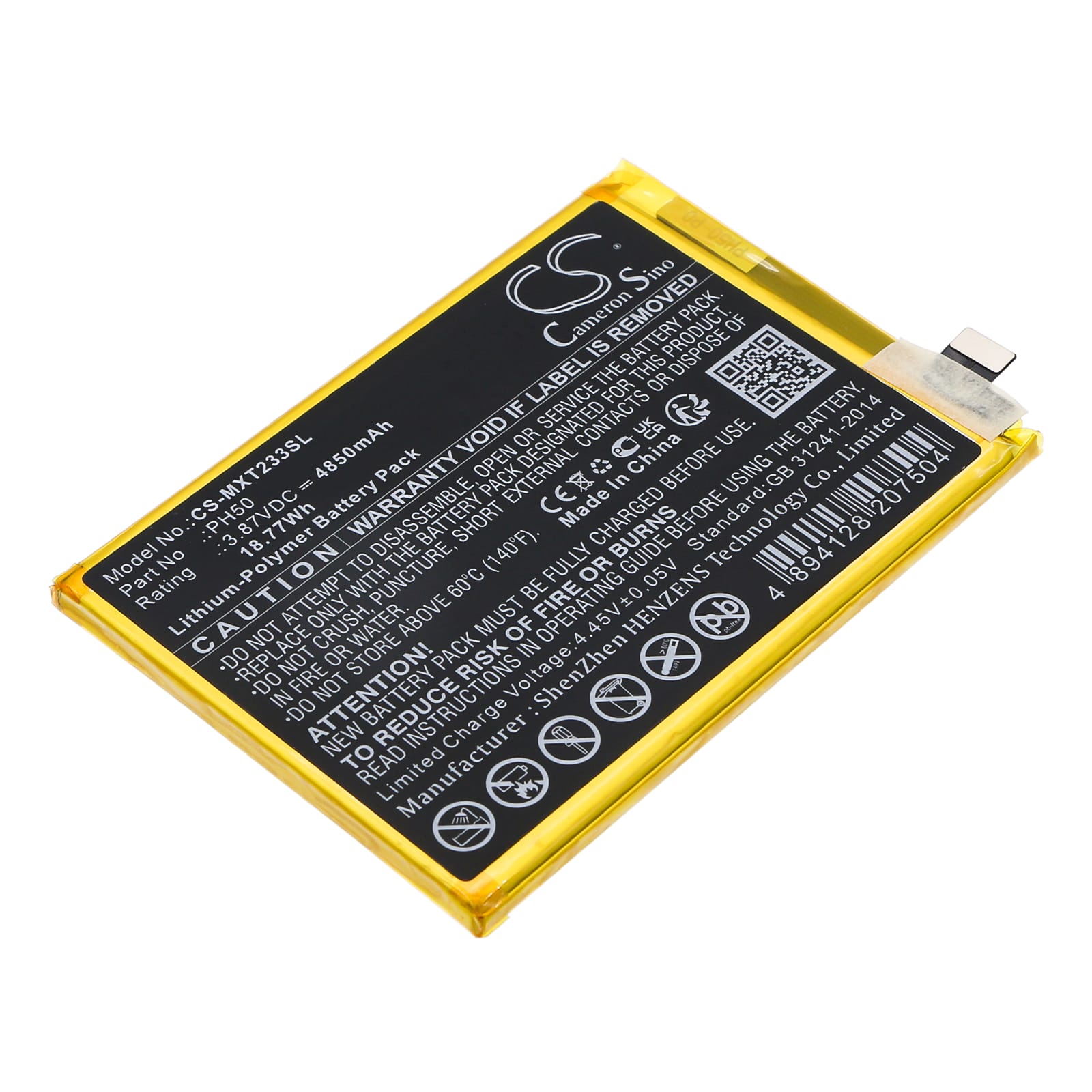 Batteri till Motorola Moto G23 mfl - 4.850 mAh