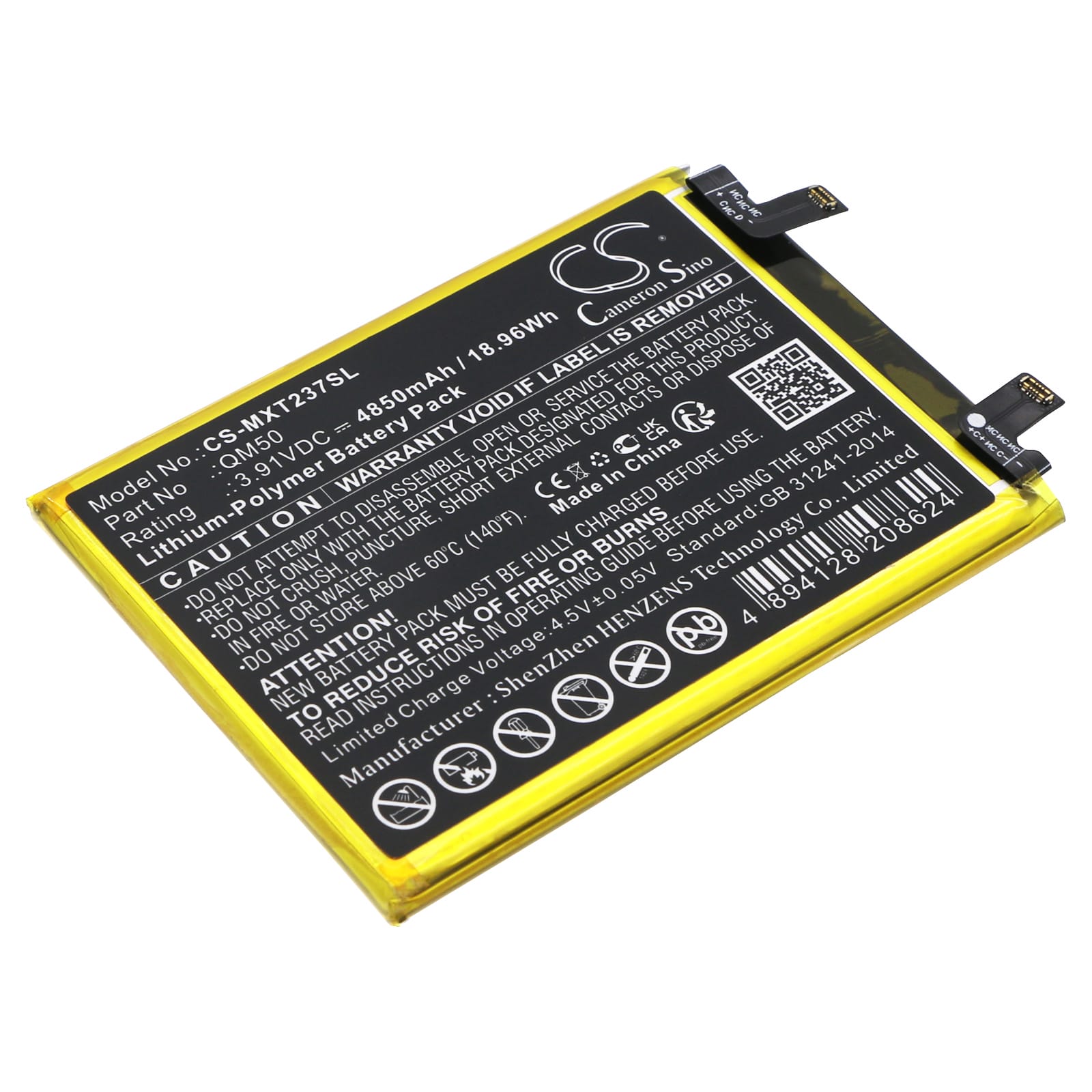 Batteri till Motorola EDGE 40 NEO mfl - 4.850 mAh