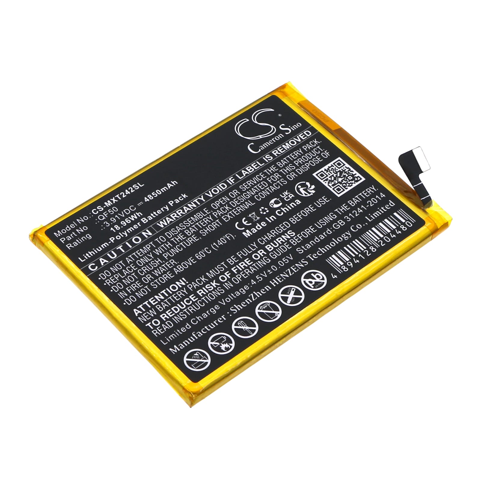 Batteri till Motorola Moto G04 mfl - 4.850 mAh