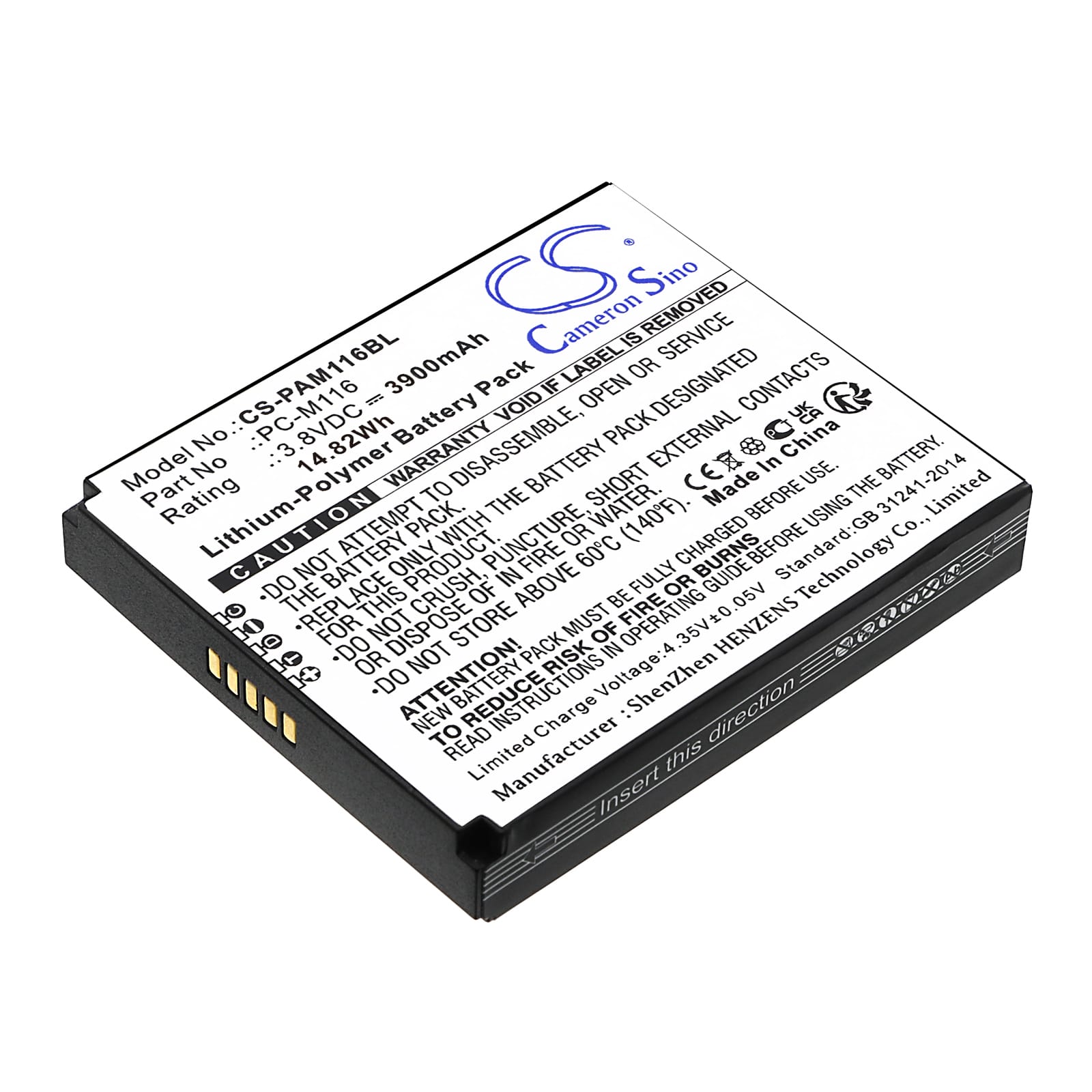 Batteri till Pax X5 mfl - 3.900 mAh