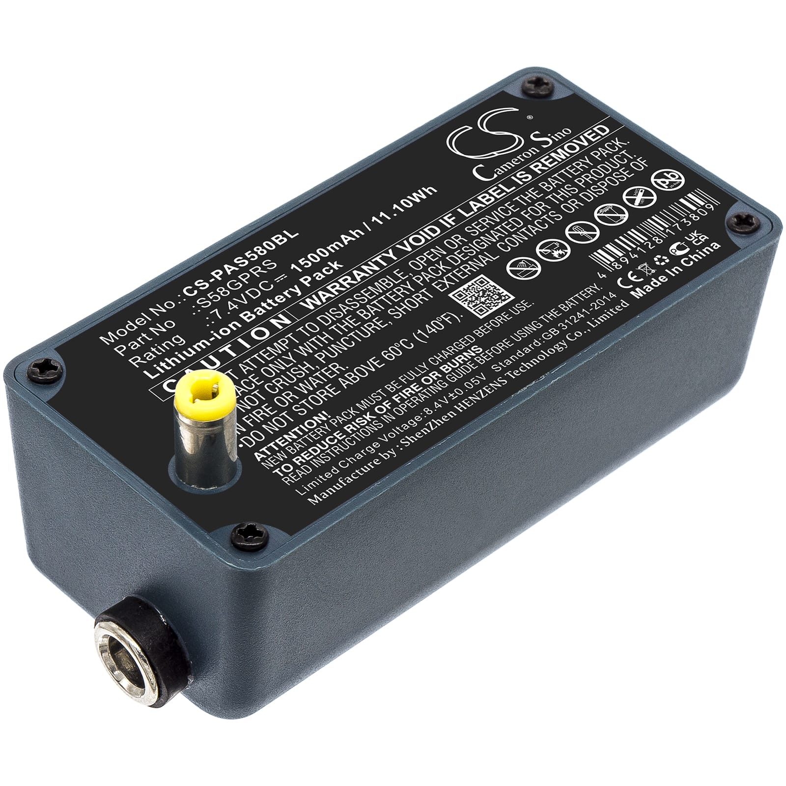 Batteri till Pax S58 - 1.500 mAh