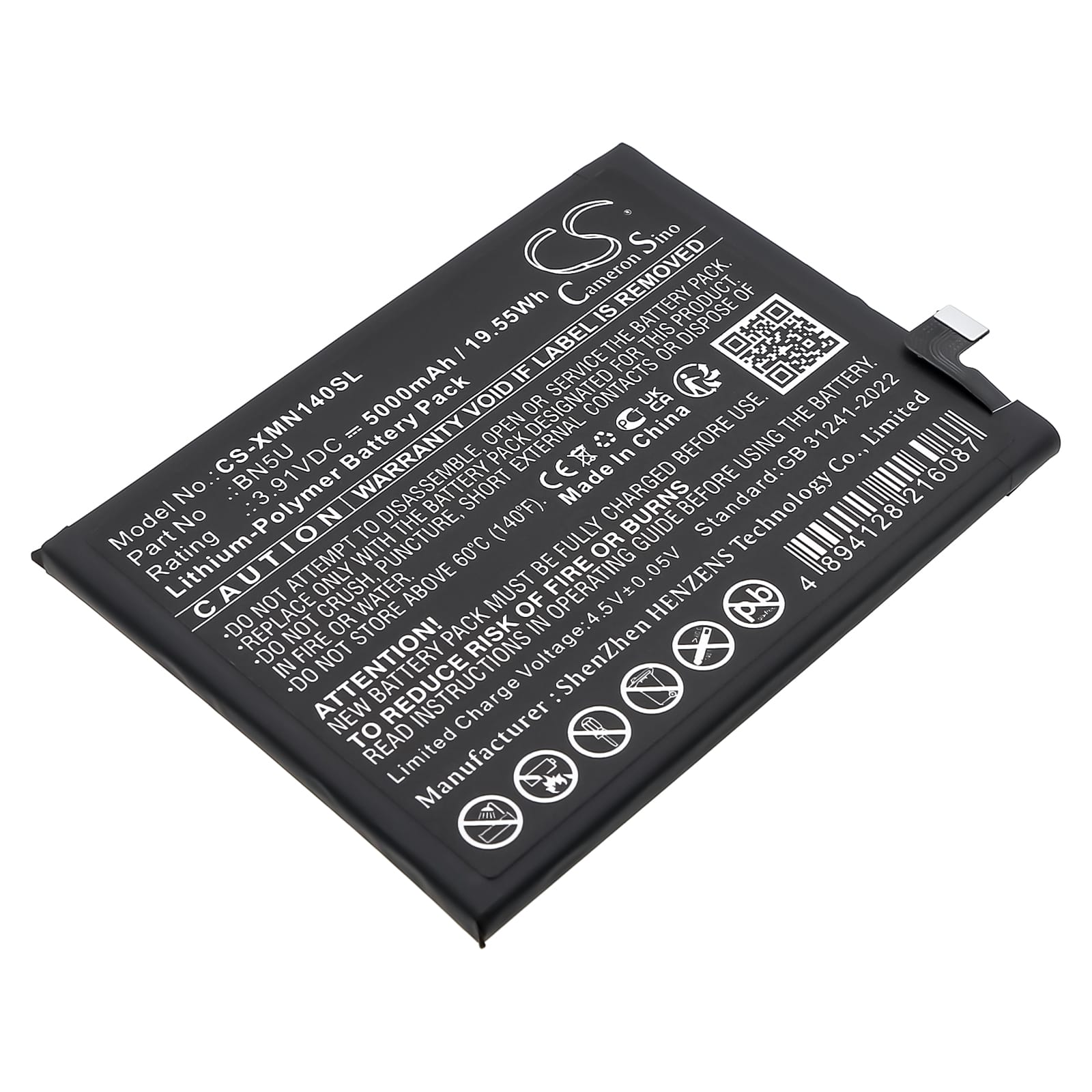 Batteri till Xiaomi Redmi Note 14 5G mfl - 5.000 mAh