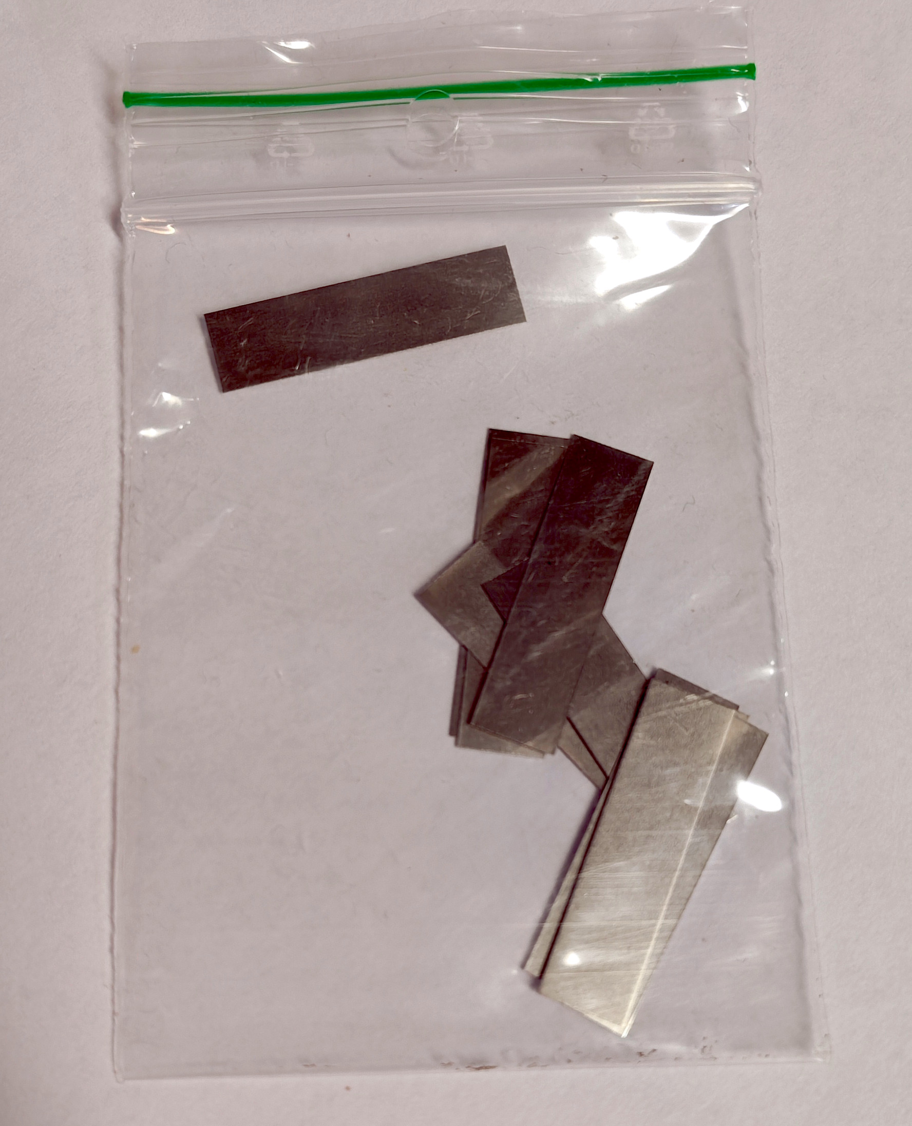 Nickelremsa - 30 x 8 x 0.15 mm - 10 pack