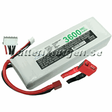 LiPo 4 cell - 14.8 V - 3.600 mAh