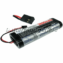 RC Batteri - 7.2 V - 3.600 mAh
