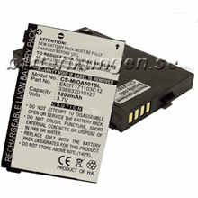 Batteri till Mitac A500 mfl - 1.200 mAh